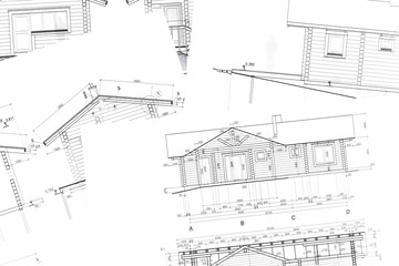 new home architectural blueprints
