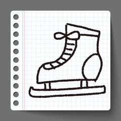doodle ice skating