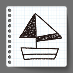 doodle sailboat