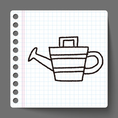 doodle watering can