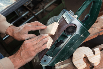 Making wooden letters