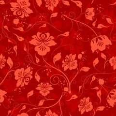 Seamless floral pattern.