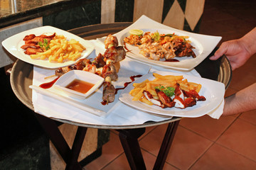 Food on a Tray