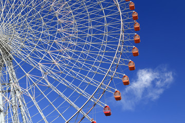 Ferris Wheel - Osaka City in Japan