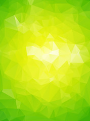 Fototapeta premium Green Polygonal Mosaic Background, Creative Design Templates