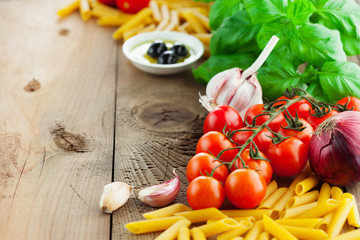 Italian food background