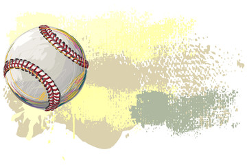 Baseball Banner.
All elements are in separate layers and grouped. 