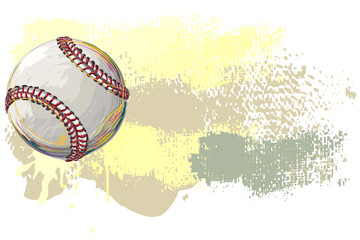 Baseball Banner.
All elements are in separate layers and grouped. 