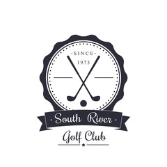Golf club vintage logo, emblem, vector illustration, eps10