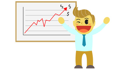 Business Man Cartoon 04