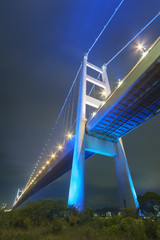 Tsing Ma Bridge in Hong Kong