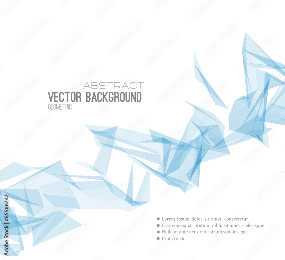 Poster abstract geometric background design