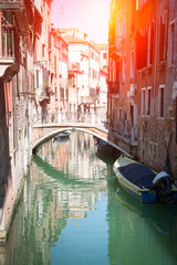 Fototapeta premium Canal in Venice, Italy