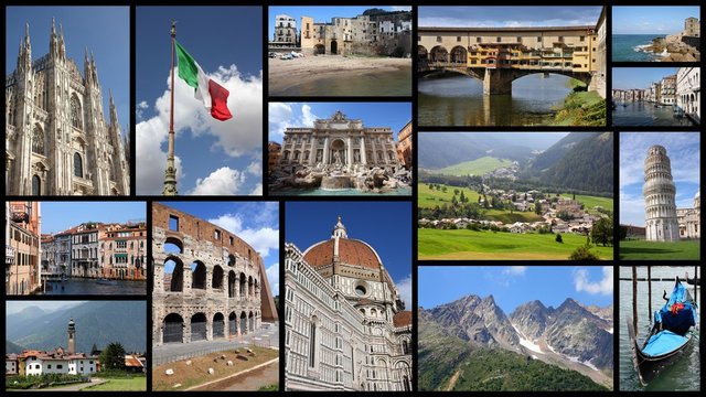 Italy collage