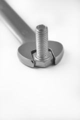 Wrench And Bolt With Nut