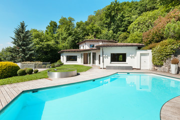 villa with swimming pool