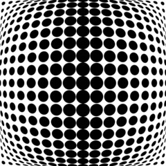 Design monochrome dots background