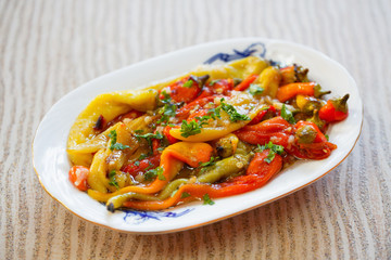 Paprika Roasted bell peppers/Paprika