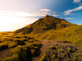 Typical icelandic landscape