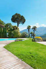 Fototapeta premium Garden of a villa