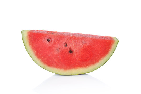watermelon sliced  on white background
