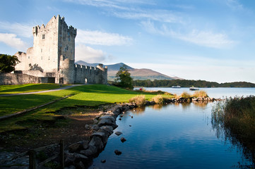 Ross castle, Co. Kerry, Ireland. - obrazy, fototapety, plakaty