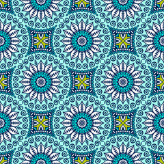 Abstract vector ethnic background seamless pattern