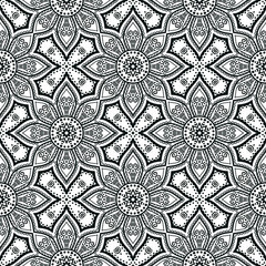 Abstract vector ethnic background seamless pattern