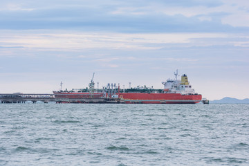 Pier for loading of coal ships