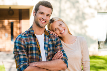 Happy young couple. 