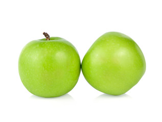 Green apple, isolated on white background