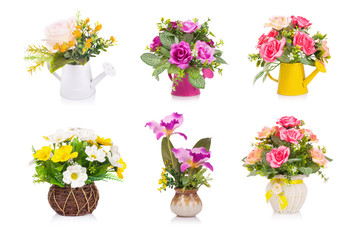 Plastic flower for decoration