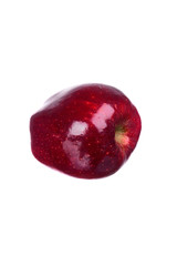 close-up photo of fresh aplle isolated on white