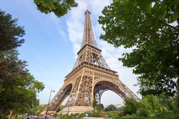 Gordijnen The Eiffel tower in Paris, France © VanderWolf Images