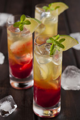 Raspberries lemonchello shots
