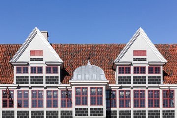 The old town in Aarhus city, Denmark