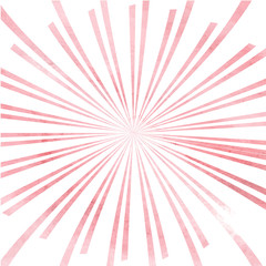 pink watercolor rays