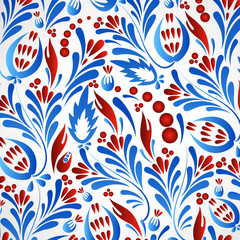 Fototapeta na wymiar Abstract color floral background.