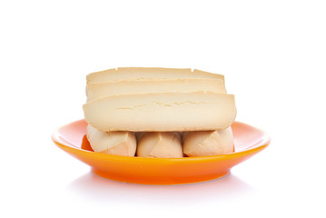 Colorful of Traditional Thai Dessert sweet biscuit  ,kanom Ping