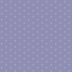 Print Seamless Pattern. Blue Flowers with blue background.