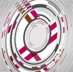 Abstract technology circles background
