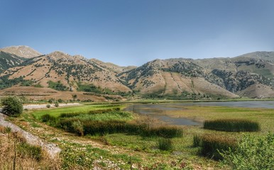 I monti ed il lago del Matese