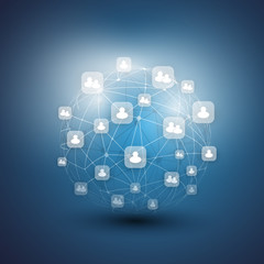 Social Networks - Business Vector Illustration