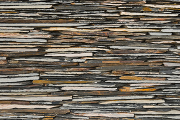 Fototapeta premium pattern of Slate Stone wall