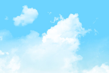 Naklejka na ściany i meble Blue sky and cloudy