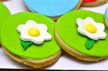 Galletas recubiertas de fondant