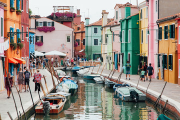 Fototapeta na wymiar Insel Burano Venedig