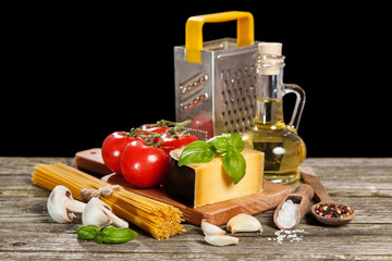 Spaghetti ingredients