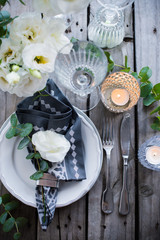 summer wedding table decoration