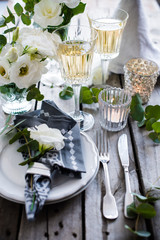 summer wedding table decor